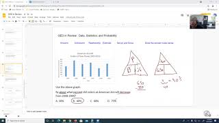 GED Math in Review Data Statistics Probability Profile