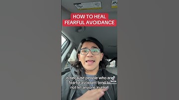 How to heal fearful avoidant attachment. #fearfulavoidant #fearfulavoidantattachment
