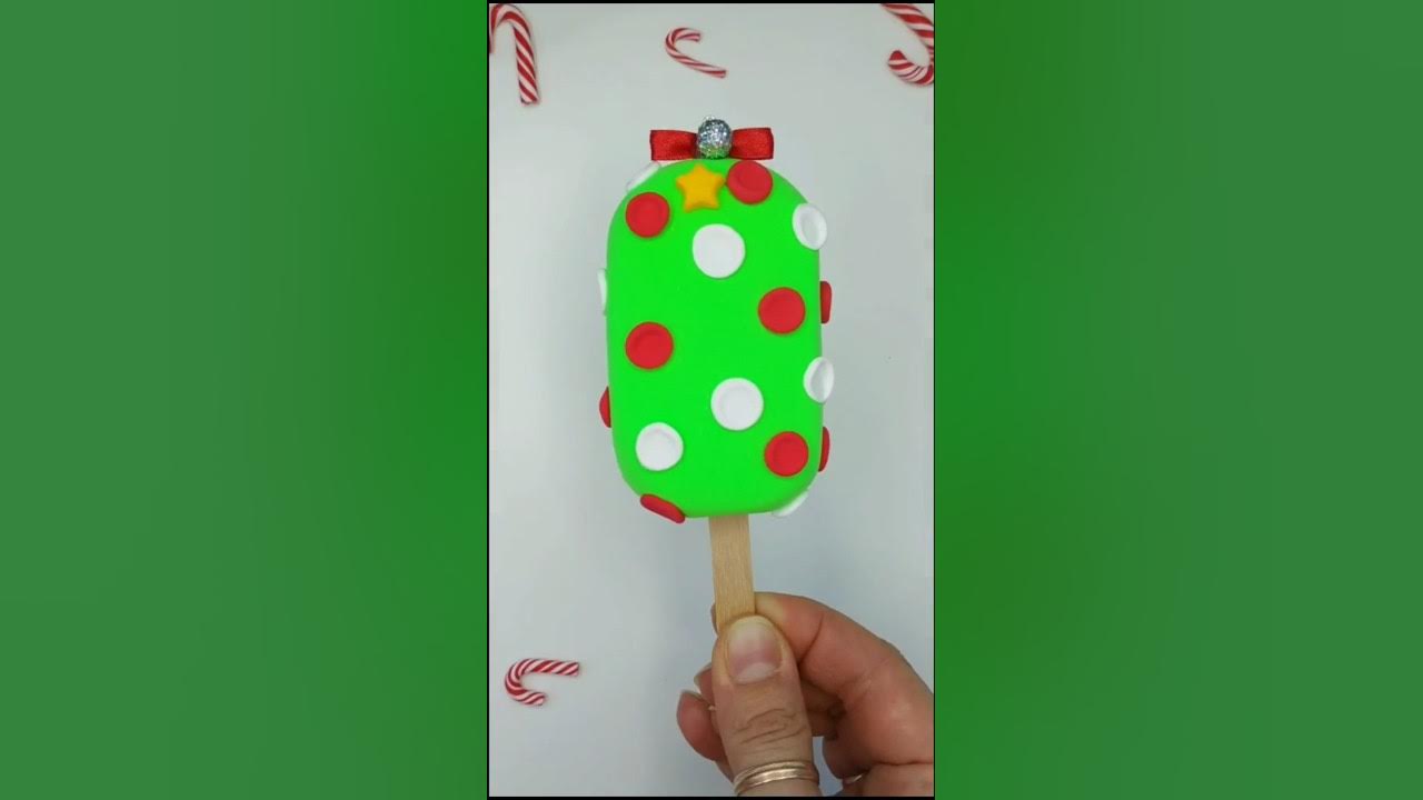 Ещё одна новогодняя игрушка из полимерной глины 🎄#полимернаямама # ...