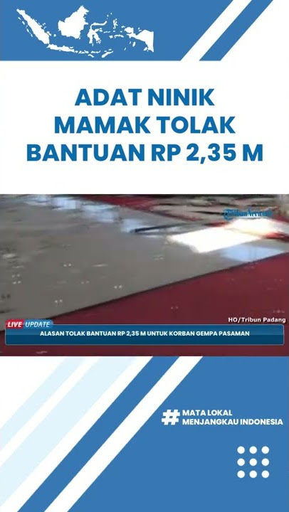 Sakit Hati dengan Ucapan Menag, Kelompok Adat Ninik Mamak Tolak Rp 2,35 M untuk Korban Gempa Pasbar