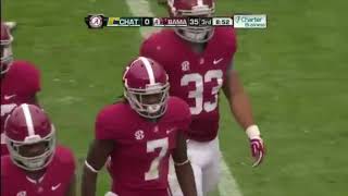 2013 UT-Chattanooga vs. #1 Alabama Highlights