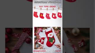 DIY CHRISTMAS STOCKINGS!  TIPS GALORE: Make Life Easier!
