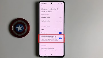 Double tap to wake up, light up the phone screen on Xiaomi 11T 5G Android 11 MIUI 12