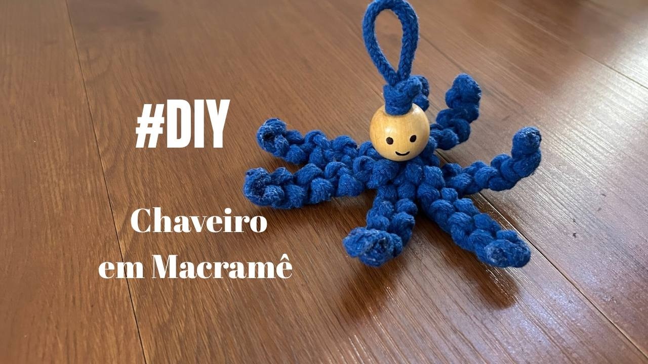 MACRAMÉ KEYCHAIN - DIY - QUICK AND EASY! 🐙 - YouTube