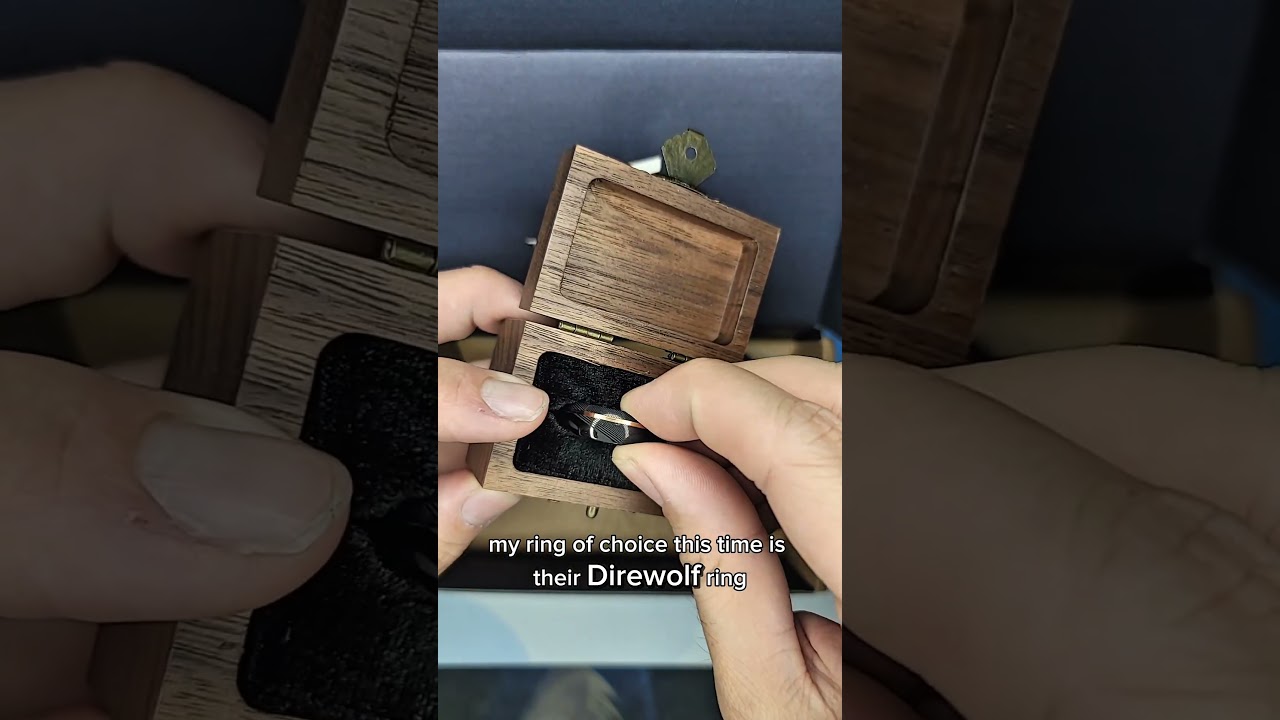 Unbox with me! Direwolf ring by Thorum