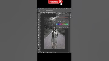 Color Splash Effect/background make black&white #shorts #viral #adobe #creative #digitaleffect