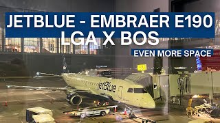 TRIP REPORT | jetBlue Airways - Embraer E190 - New York (LGA) to Boston (BOS) | Even More Space Flight Report Jetblue Even More Space E190 Bos Pit