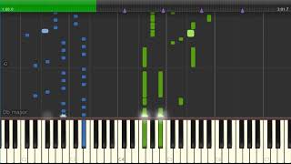 환상유희 영 (마라시) - 소녀기상곡 (Synthesia - Piano Tutorial) [Marasy - Maiden's Capriccio ~ Dream Battle]