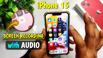 iPhone 15 Screen Recording Settings | How To Screen Record in iPhone ? 😘 Hindi