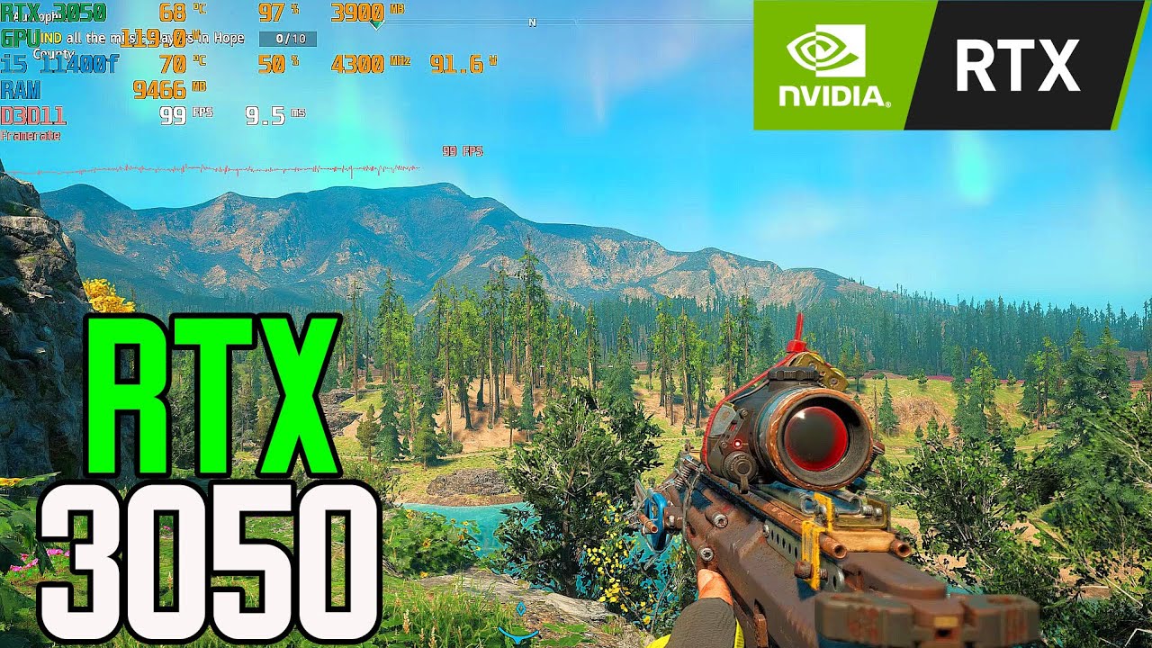 RTX 3050 8gb | i5 11400f | Far Cry New Dawn | Ultra Settings