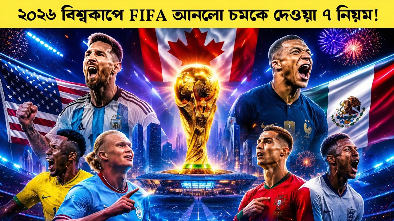 ২০২৬ বিশ্বকাপের নতুন নিয়ম দেখে অবাক পুরো বিশ্ব! Fifa World Cup 2026 _ Sports On CF