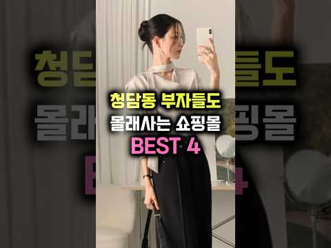 <strong>청담동</strong> 부자들도 몰래사는 쇼핑몰 BEST4 #코디 #데일리룩 #쇼핑몰