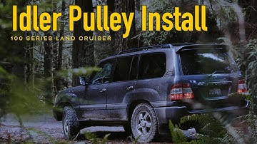 Easy IDLER PULLEY Install Toyota Land Cruiser