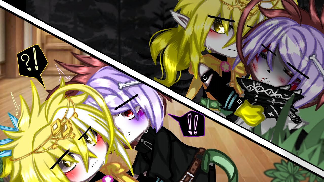 //Dream Sans met Cross Sans for the first time//Gacha// Sans AUs//Just my idea//Cream//Remake