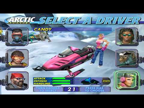 Teknoparrot Arctic Thunder Candy All Courses Pc Arcade Gameplay 2024 4k Uhq Uk Arcades