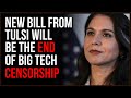 Tulsi Gabbard Backs Trump On Section 230 Over Big Tech Censorship, New Bill Could END Section 230