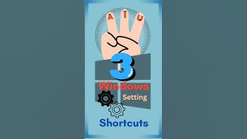 3 Windows Setting Shortcuts #windows