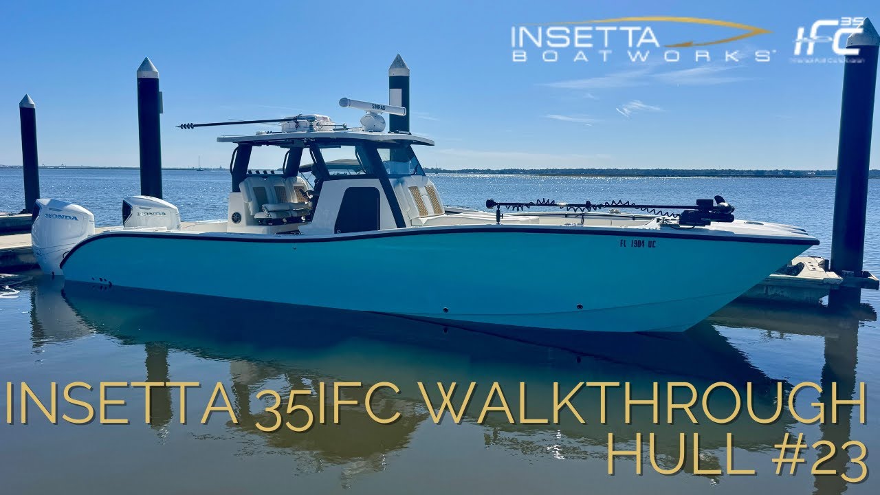 Insetta Boatworks 35IFC - Hull #23 (Full Walkthrough) - YouTube