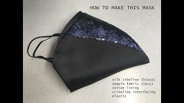 How to make a Sequin Beak Mask FREE PATTERN