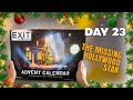 Day 23 Hollywood Star | Advent | Exit The Game - MERRY CHRISTMAS