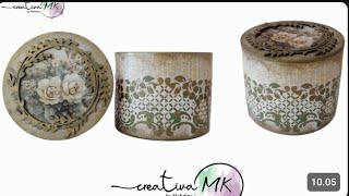 How to make a decoupage box with paper? #diy #decoupage #paper How to make a decoupage box with paper? #diy #decoupage #paper