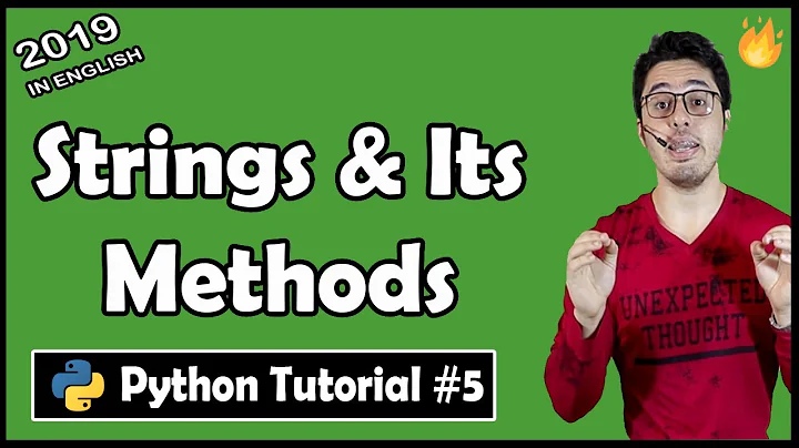 Python strings and built in string methods | Python Tutorial #5