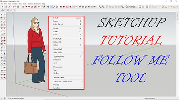 SketchUp Tutorial | Tool Menu Bar | Follow Me | Tagalog