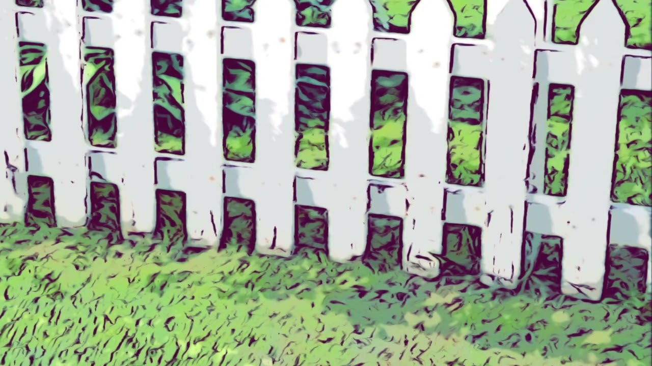 White Picket Fence by Jacky Jack White