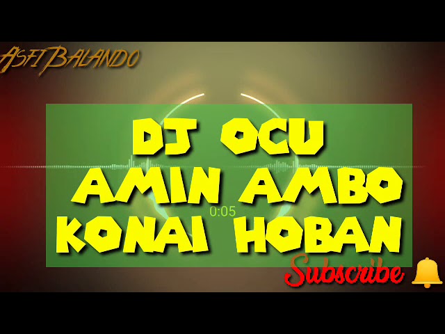 DJ KONAI HOBAN AMIN AMBO REMIX by bayu abenk class=