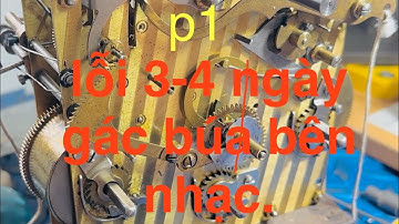 đồng hồ girod lỗi chạy 3-4 ngày thì gác búa bên nhạc. phần 1. #donghoconco #automobile #diy 