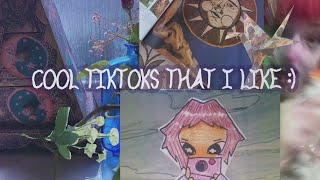 rlly cool TikTok comp (whimsigoth, room inspo, fashion, cool art)