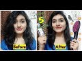 Vega X-Glam Hair Straightening Brush Review - Straighten your Natural hair in JUST 5 MINUTES | Demo