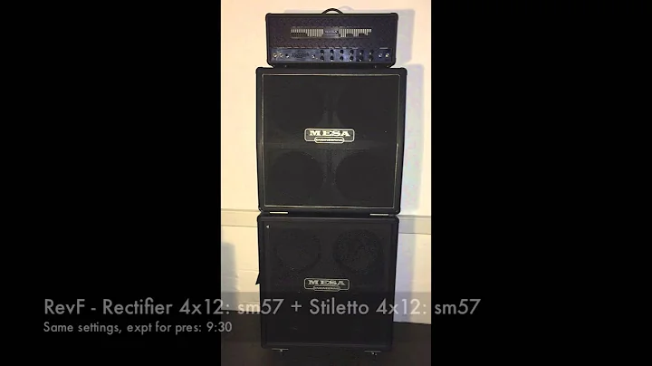 Mesa Rectifier 2Ch RevF vs. RevG