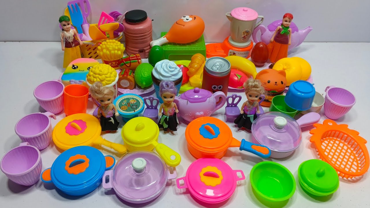 5:58Minutes Satisfying with Unboxing Barbie Sanrio Kitchen SetTiny ASMR Mini Cutee Super Kitchen Set