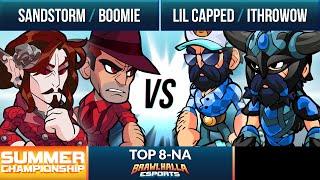 Sandstorm & Boomie vs Lil Capped & iThrowow - Top 8 - Summer Championship 2020 - 2v2 NA