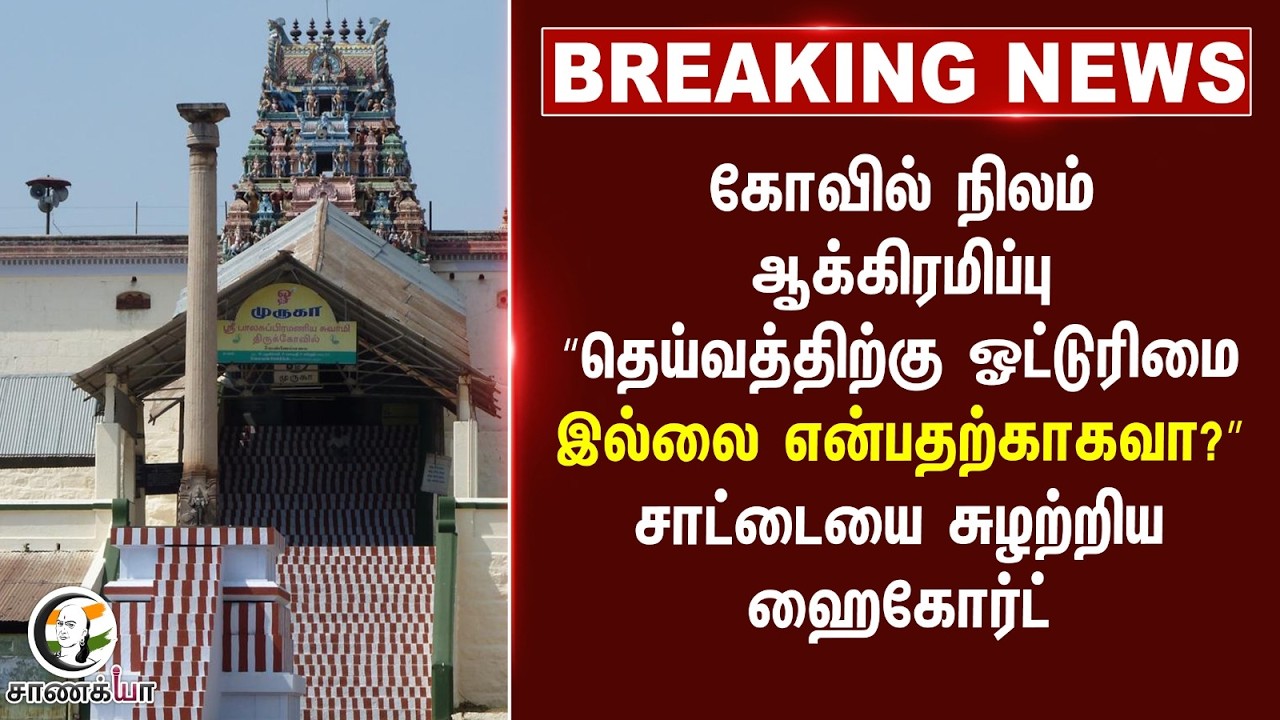 ⁣#breakingnews: “தெய்வத்திற்கு ஓட்டுரிமை இல்லை என்பதற்காகவா?” சாட்டையை சுழற்றிய HighCourt