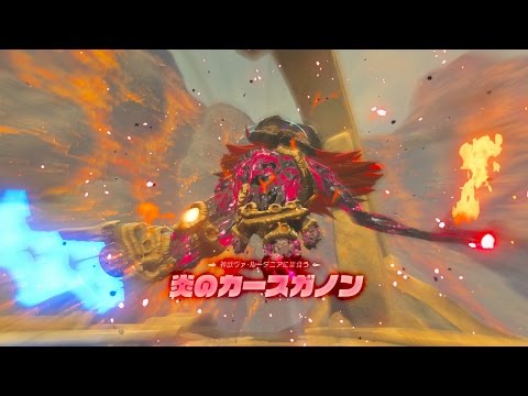 Zelda 炎の神獣ヴァ ルーダニア 炎のカースガノン 戦 ゼルダの伝説 ブレスオブザワイルド Youtube