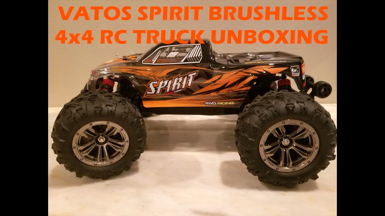 VATOS SPIRIT BRUSHLESS 4x4 RC TRUCK UNBOXING YouTube