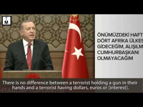 Erdoğan says no difference between terrorist with gun and terrorist with forex