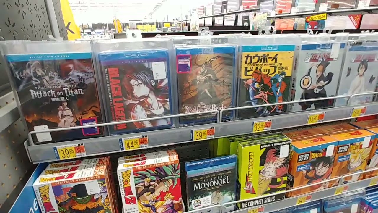 Anime Movies at Walmart Oct. 2022 YouTube