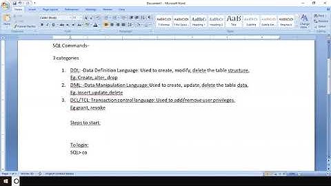 1  RDBMS LAB Introduction to SQL4B
