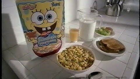 SpongeBob Squarepants Cereal Commercial (2004)