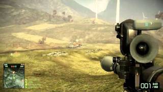 Battlefield Bad Company 2 ( LunAquartz vs Tank) tank fail+Gold Star