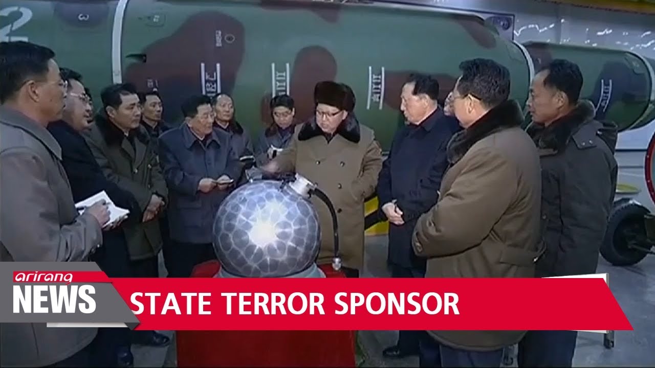 Trump designates North Korea as state sponsor of terrorism