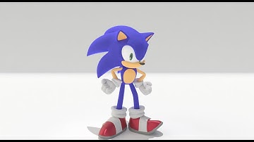Sonic Is Waiting... - Blender Animation