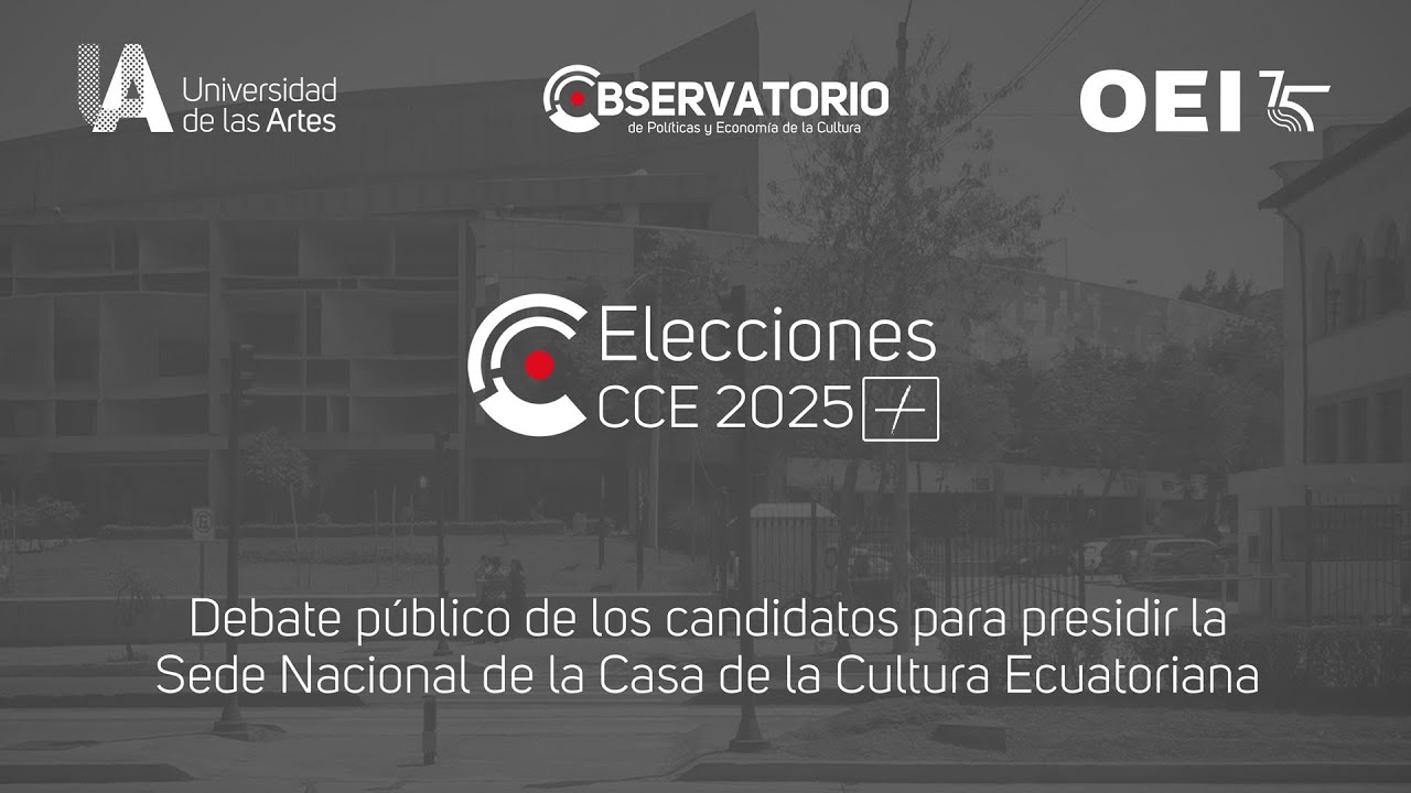 Debate público de los candidatos para presidir la Sede Nacional de la CCE
