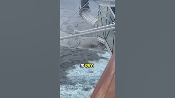 Trapped in a Waterslide Hanging Over the Ocean