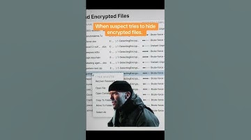 There are tools to identify encrypted files. #cybersecurity #cellphone #crime #tech #iphone #fbi #ai