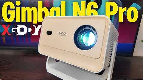 This $103 Projector Surprised Me! Xgody Gimbal N6 Pro 180° Full Review