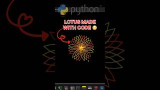 RGB LOTUS FLOWER artwork | Python